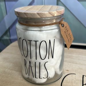 ❗️SOLD❗️NWT Rae Dunn Cotton Balls Jar Listing for this item only